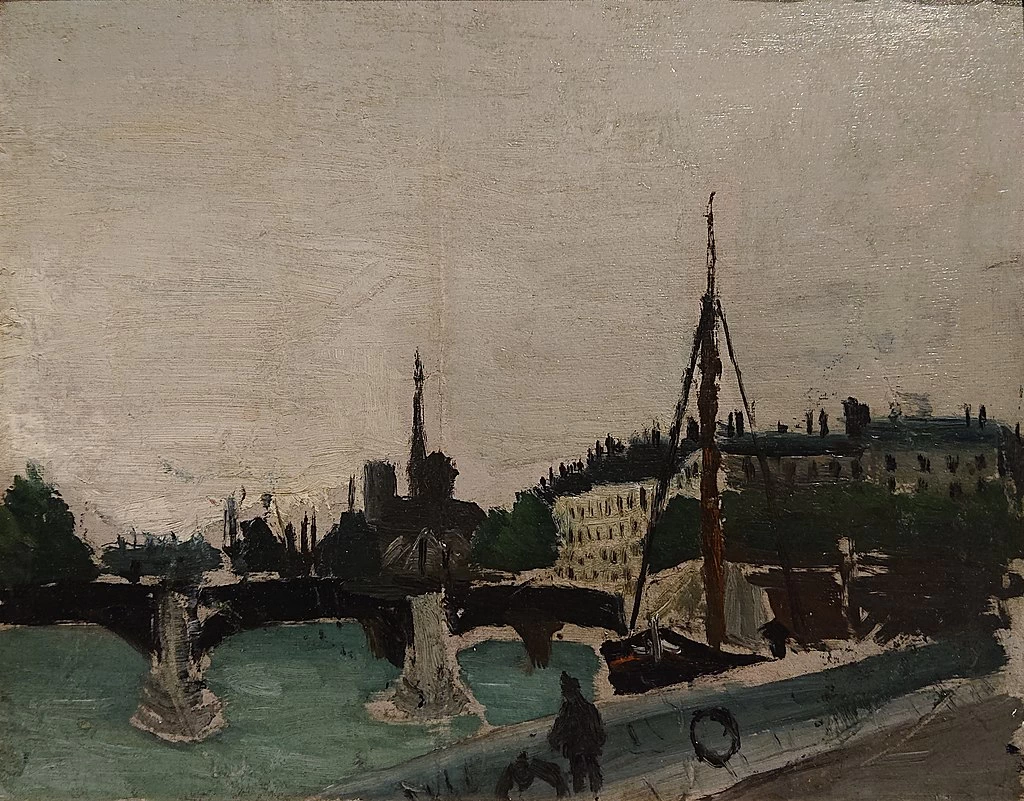 Veduta dell'isola di Saint - Louis, 1909, Musée d'Art naïf et d'Arts singuliers de Laval